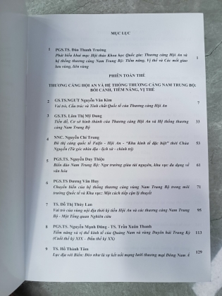 THƯƠNG CẢNG HỘI AN VÀ HỆ THỐNG THƯƠNG CẢNG NAM TRUNG BỘ