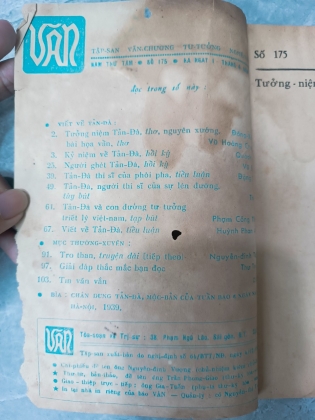 TẠP CHÍ VĂN SỐ 175