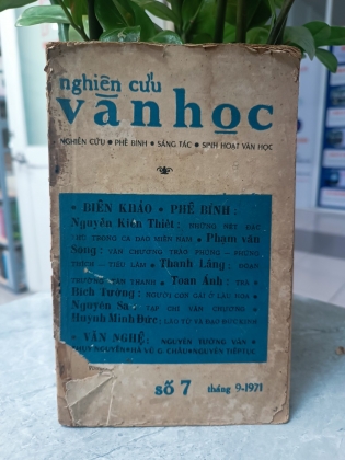 TẠP CHÍ NGHIÊN CỨU VĂN HỌC SỐ 7