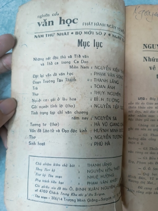 TẠP CHÍ NGHIÊN CỨU VĂN HỌC SỐ 7