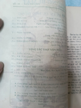TẠP CHÍ VĂN HỌC SỐ 125