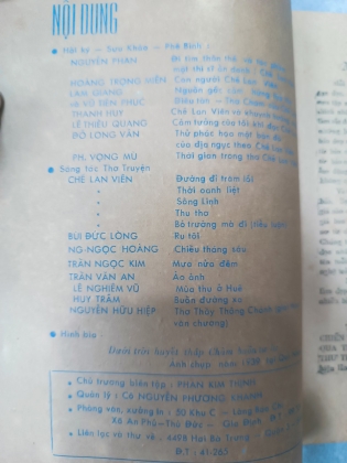 TẠP CHÍ VĂN HỌC SỐ GIAI PHẨM