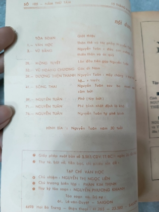 TẠP CHÍ VĂN HỌC SỐ 105