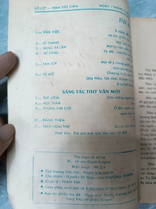 TẠP CHÍ VĂN HỌC SỐ 127