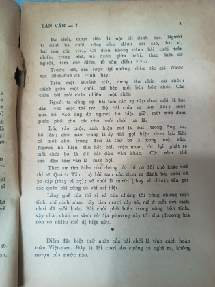 TẠP CHÍ TÂN VĂN SỐ 1