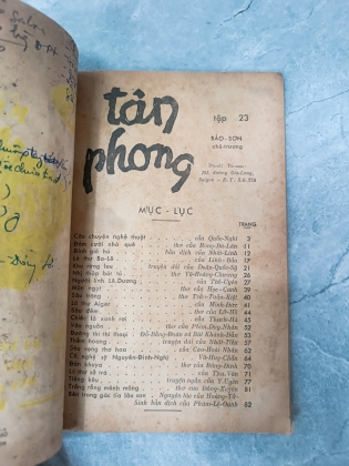 TẠP CHÍ TÂN PHONG TẬP 19 