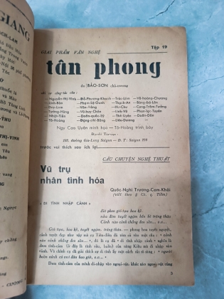 TẠP CHÍ TÂN PHONG TẬP 19 