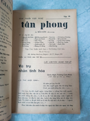 TẠP CHÍ TÂN PHONG TẬP 19