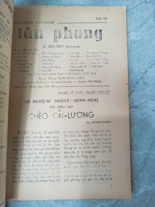 TẠP CHÍ TÂN PHONG TẬP 15