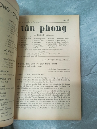 TẠP CHÍ TÂN PHONG TẬP 16