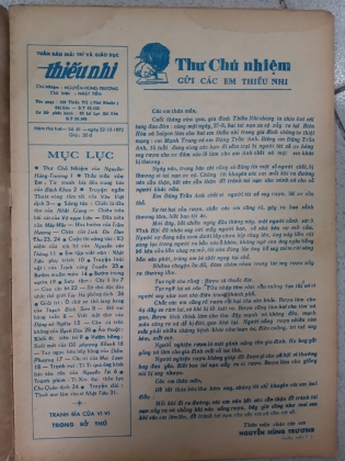 TẠP CHÍ THIẾU NHI SỐ 61 ĐẾN SỐ 70 