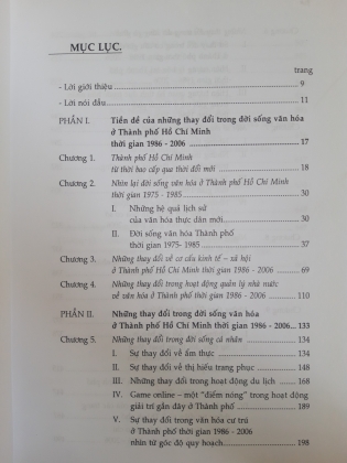 NHỮNG THAY ĐỔI TRONG ĐỜI SỐNG VĂN HÓA Ở THÀNH PHỐ HỒ CHÍ MINH THỜI GIAN 1986 - 2006