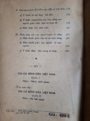THI CA BÌNH DÂN VIỆT NAM