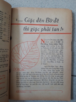 TẠP CHÍ PHỔ THÔNG