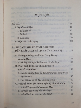 LỊCH SỬ TRIỀU MẠC QUA THƯ TỊCH VÀ VĂN BIA 
