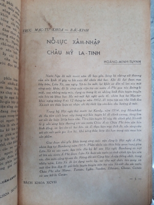 TẠP CHÍ BÁCH KHOA SỐ 97 