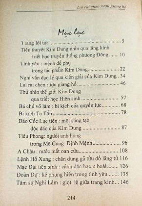 LAI RAI CHÉN RƯỢU GIANG HỒ 