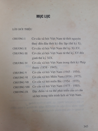CƠ CẤU XÃ HỘI TRONG QUÁ TRÌNH PHÁT TRIỂN CỦA LỊCH SỬ VIỆT NAM