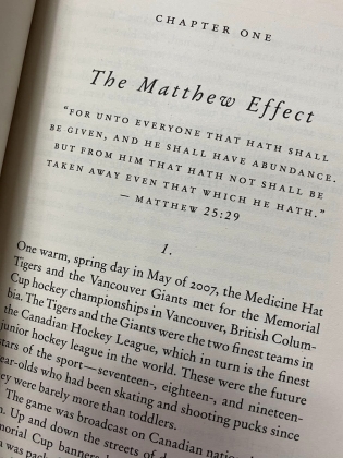 OUTLIERS THE STORY OF SUCCESS