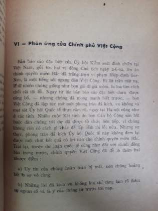 TRÍCH BÁO CÁO ĐẶC BIỆT NGÀY 2-6-1962 CỦA ỦY HỘI QUỐC TẾ KIỂM SOÁT ĐÌNH CHIẾN TẠI VIỆT NAM 