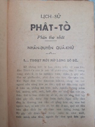 LỊCH SỬ PHẬT TỔ 