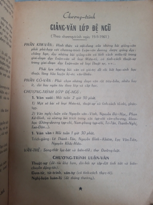 GIẢNG VĂN LỚP ĐỆ NGŨ 