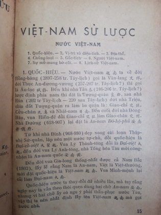 VIỆT NAM SỬ LƯỢC 