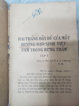 HAI THÁNG CỦA MỘT HƯỚNG ĐẠO SINH VIỆT NAM ( TẬP 1)