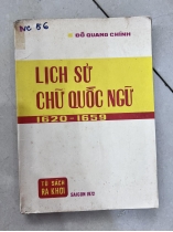LỊCH SỬ CHỮ QUỐC NGỮ - ĐỖ QUANG CHÍNH
