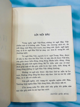 HÁN VIỆT TÂN TỪ ĐIỂN - NGUYỄN QUỐC HÙNG