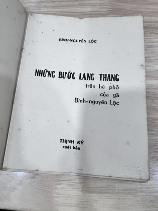 NHỮNG BƯỚC LANG THANG TRÊN HÈ PHỐ CỦA GÃ BÌNH NGUYÊN LỘC - BÌNH NGUYÊN LỘC