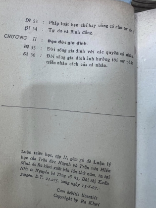 LUẬN TRIẾT HỌC TẬP II  ĐẠO ĐỨC HỌC