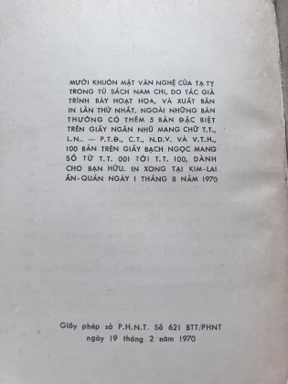 Mười khuôn mặt văn nghệ - tạ tỵ