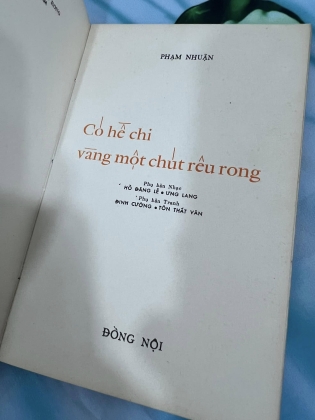 CÓ HỀ CHI VÀNG MỘT CHÚT RÊU RONG - PHẠM NHUẬN