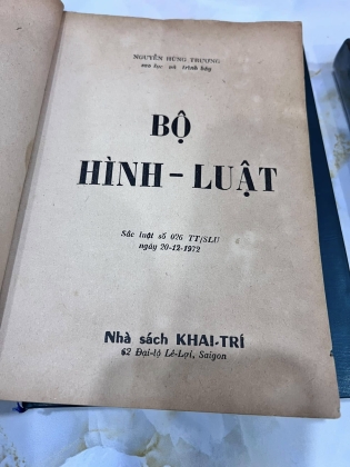 HÌNH LUẬT - NGUYỄN HÙNG TRƯƠNG