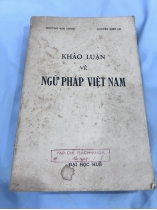 KHẢO LUẬN VỀ NGỮ PHÁP VIỆT NAM - NGUYỄN HIẾN LÊ (TRƯƠNG VĂN CHÌNH)