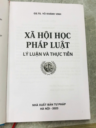 XÃ HỘI HỌC PHÁP LUẬT LÝ LUẬN VÀ THỰC TIỄN