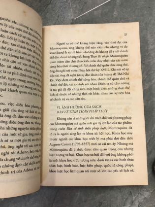 BÀN VỀ TINH THẦN PHÁP LUẬT - Hoàng Thanh Đạm dịch