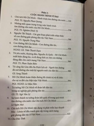 CHỦ TỊCH HỒ CHÍ MINH HÀNH TRÌNH TÌM ĐƯỜNG CỨU NƯỚC