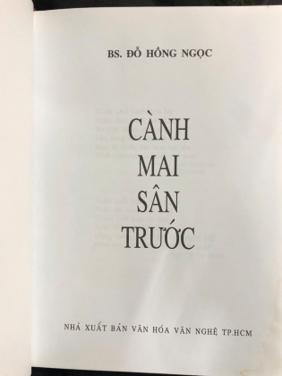 CÀNH MAI SÂN TRƯỚC - ĐỖ HỒNG NGỌC
