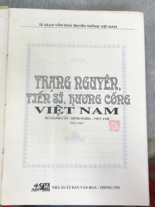 TRẠNG NGUYÊN TIẾN SĨ HƯƠNG CỐNG VIỆT NAM - Bùi Hạnh Cẩn