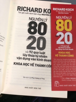 NGUYÊN LÝ 80/20 VÀ 92 QUY LUẬT LUỸ THỪA TỰ NHIÊN VẬN DỤNG VÀO KINH DOANH - RICHARD KOCH
