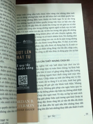 VƯỢT LÊN TRẬT TỰ 12 QUY TẮC CHO CUỘC SỐNG - JORDAN B.PETERSON