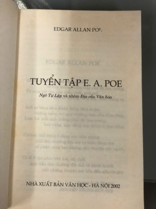 TUYỂN TẬP EDGAR ALLAN POE