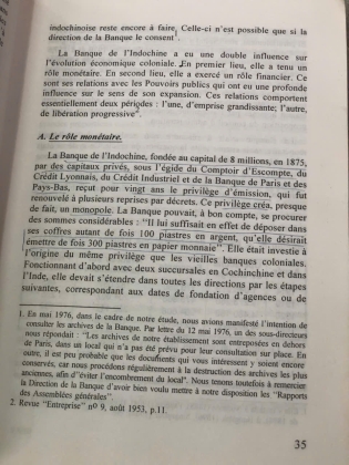 LA PRÉSENCE FINANCIÈRE ET ÉCONOMIQUE FRANCAISE EN INDOCHINE