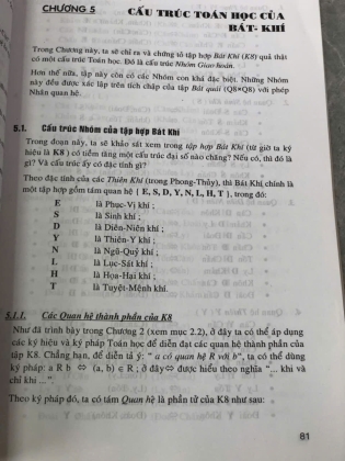 CẤU TRÚC TOÁN HỌC TRONG DỊCH HỌC -  NGUYỄN PHÚC HỒNG DƯƠNG
