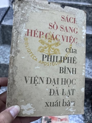 SÁCH SỔ SANG CHÉP CÁC VIỆC - Philiphe Bỉnh