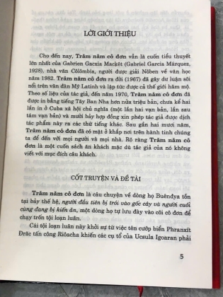 TRĂM NĂM CÔ ĐƠN - GABRIEL GARCIA MARQUEZ
