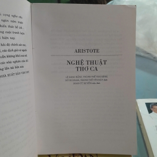 ARISTOTE NGHỆ THUẬT THƠ CA  - LƯU HIỆP VĂN TÂM ĐIÊU LONG