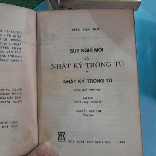 SUY NGHĨ MỚI VỀ NHẬT KÝ TRONG TÙ